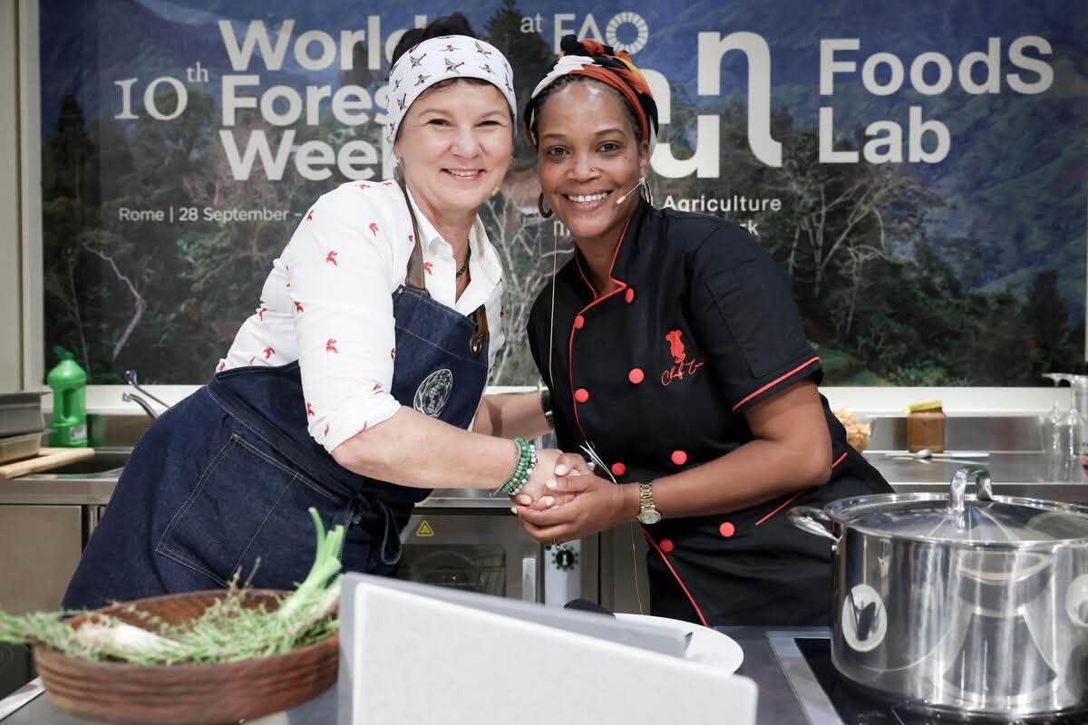 Chef Zandi Mubi-Chitima Shared a Stage With Ministers at the UN's Global Forestry Summit in Rome