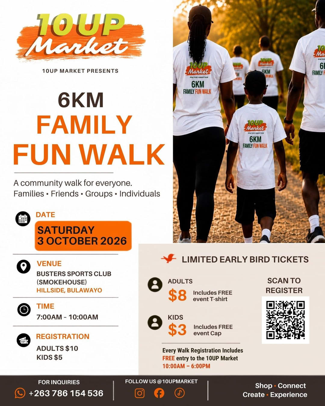 10UP Market 6km Family Fun Walk