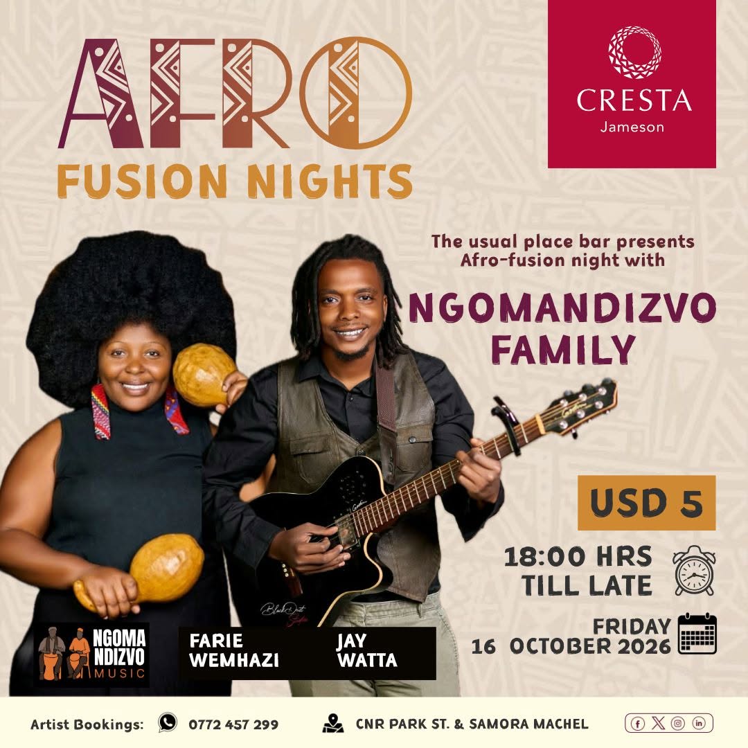 Afro Fusion Nights at Cresta Jameson: Ngomandizvo Family