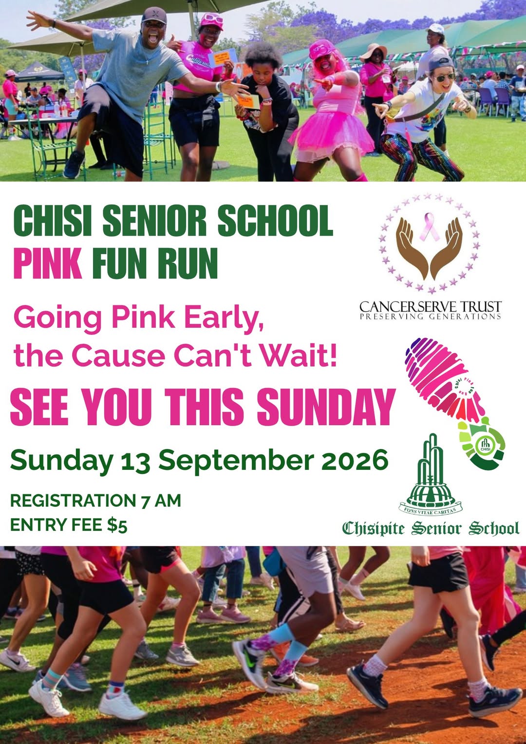 Chisi Senior School Pink Fun Run