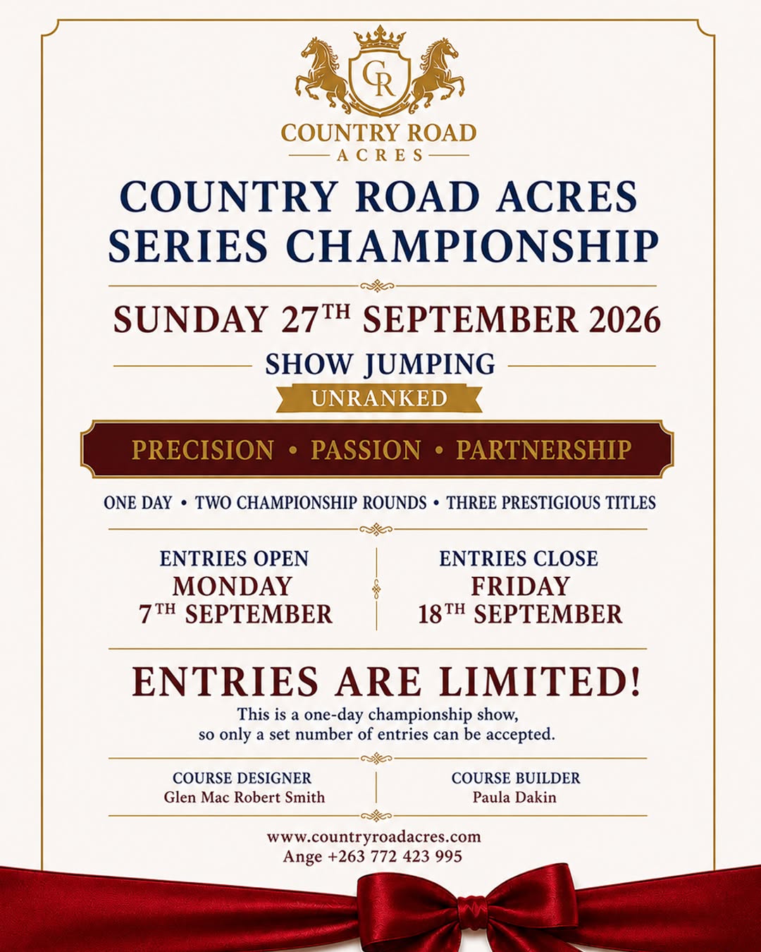 Country Road Acres Series Championship