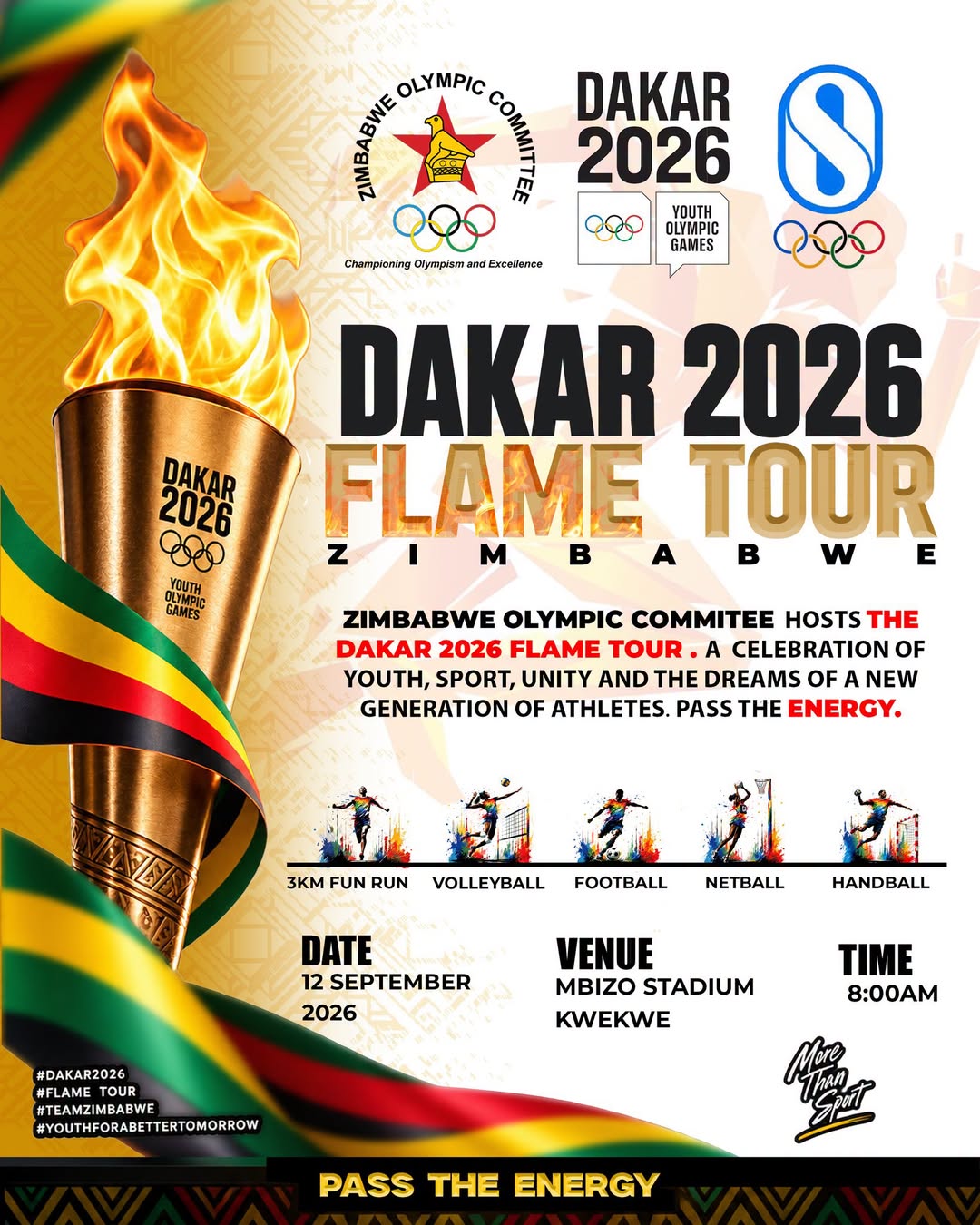 Dakar 2026 Flame Tour: Zimbabwe