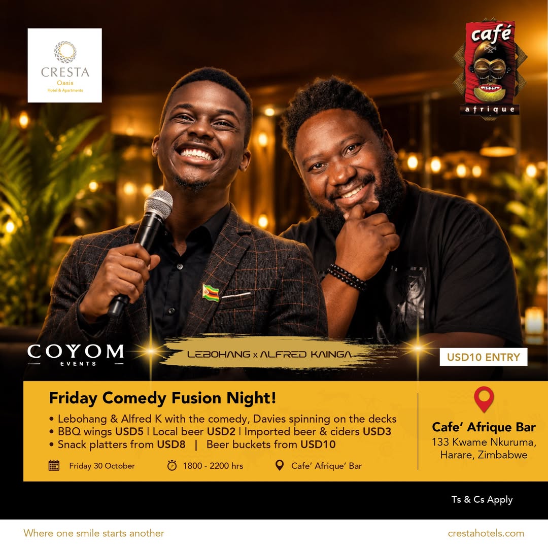 Friday Comedy Fusion Night at Cafe Afrique