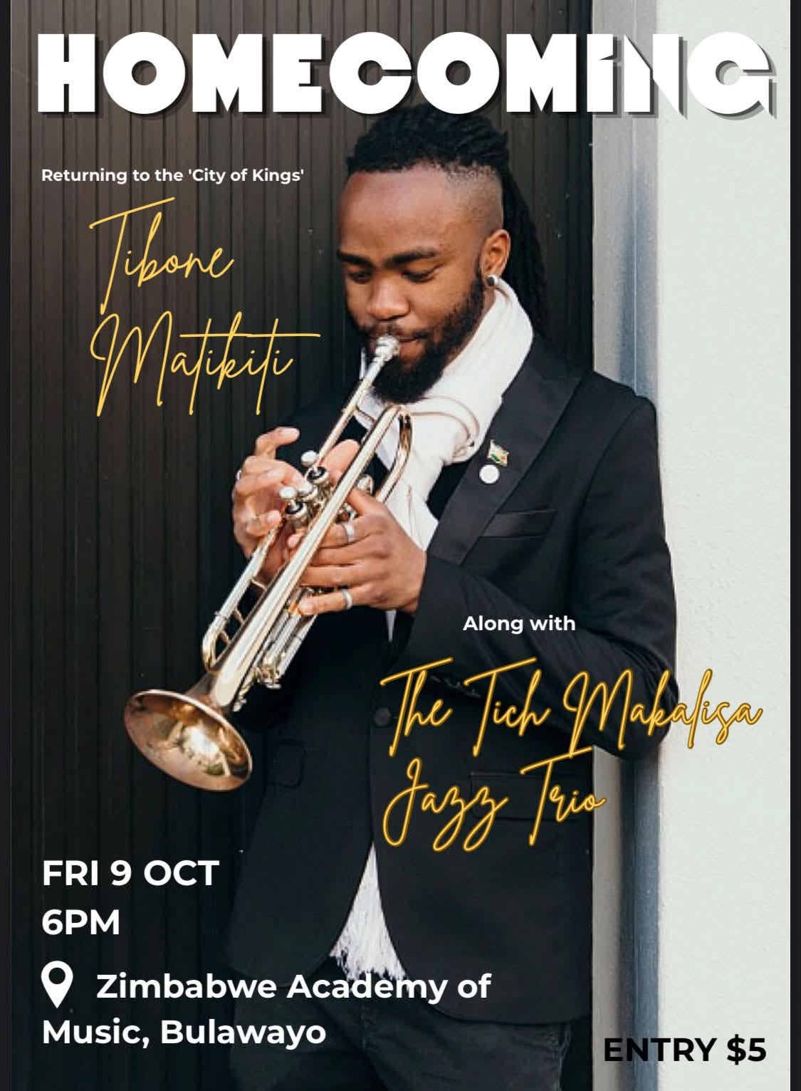 Homecoming: Tibone Matikiti with The Tich Makalisa Jazz Trio