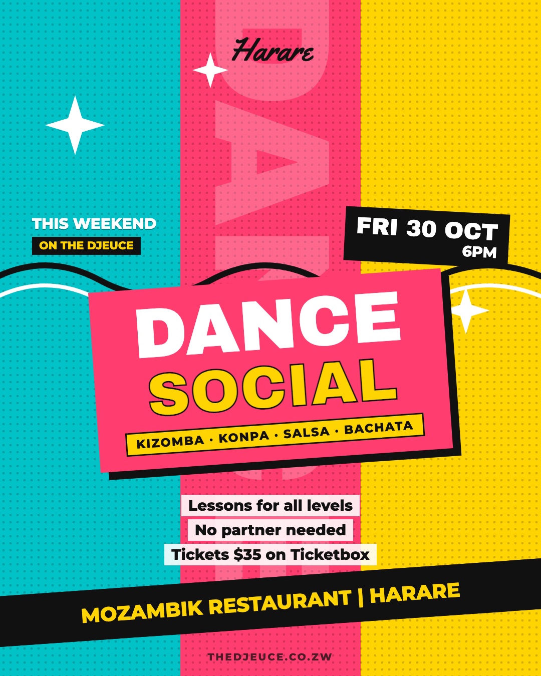 Kizomba, Konpa, Salsa and Bachata Dance Social