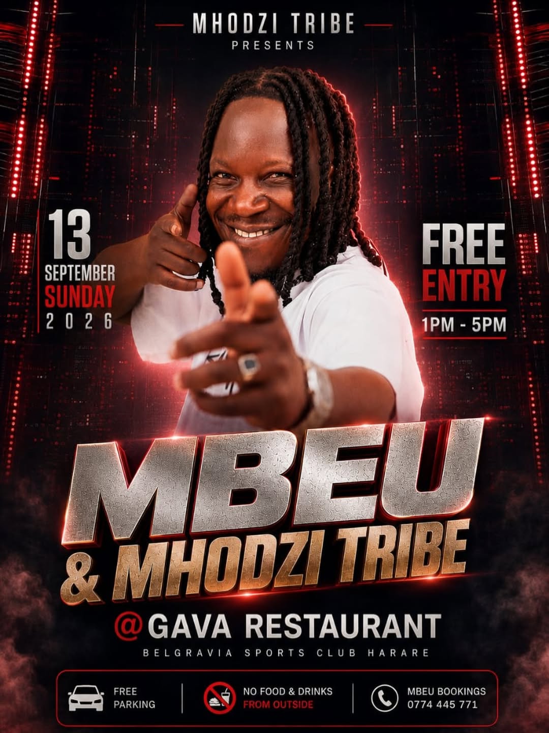 Mbeu & Mhodzi Tribe at Gava Restaurant