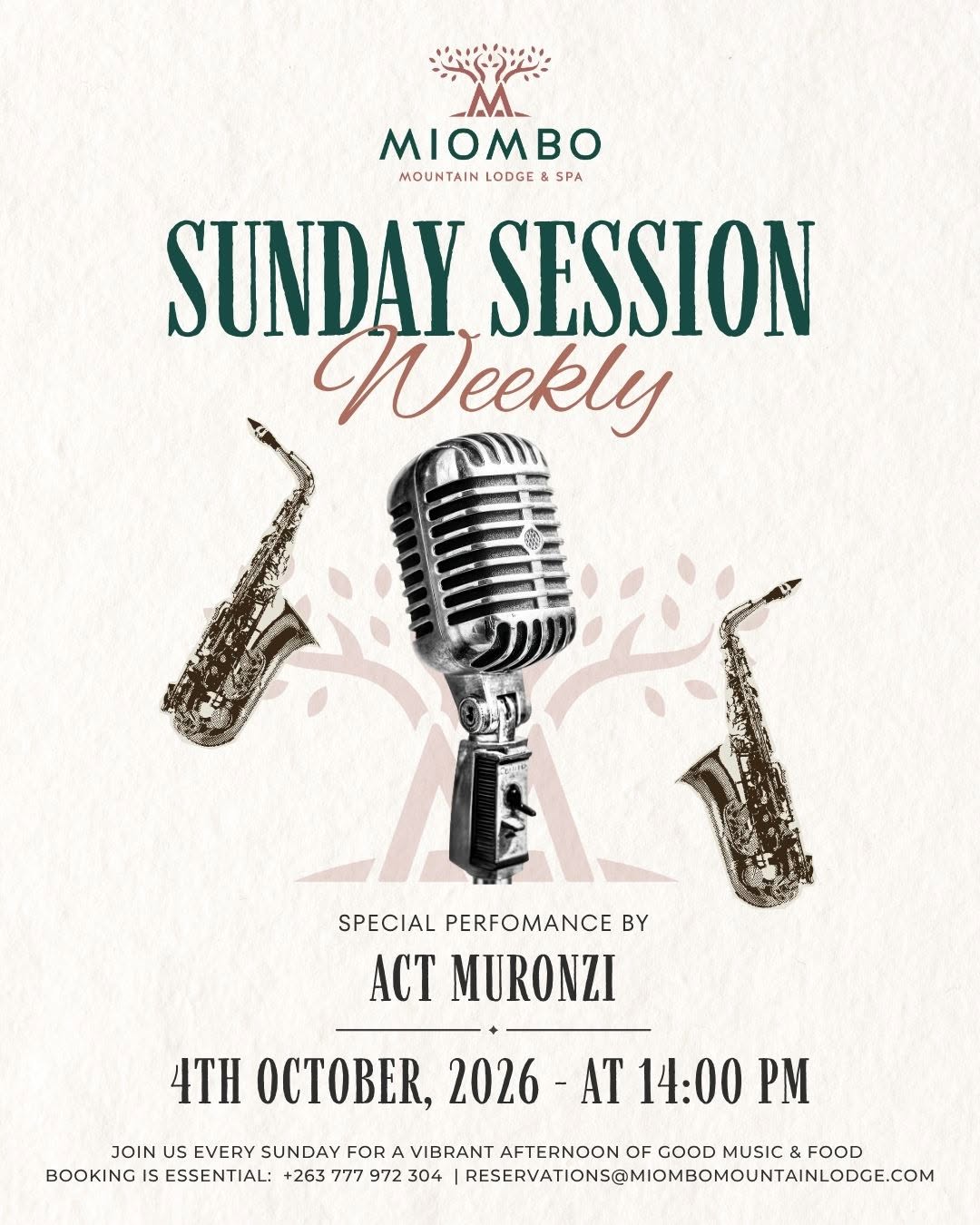 Miombo Sunday Session: ACT Muronzi