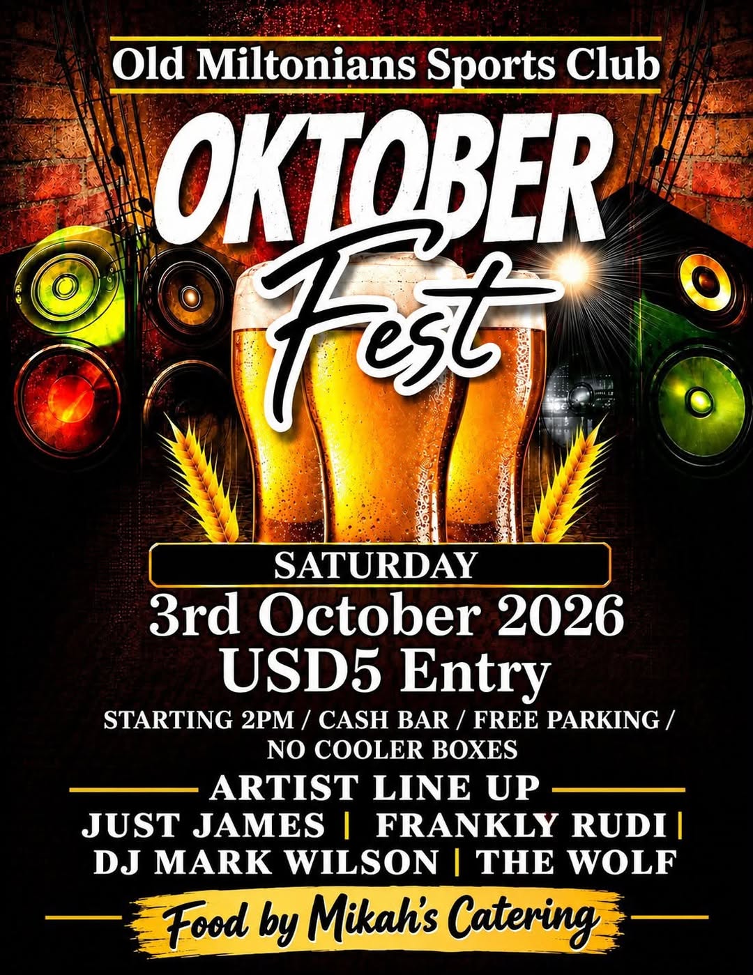 Oktober Fest at Old Miltonians
