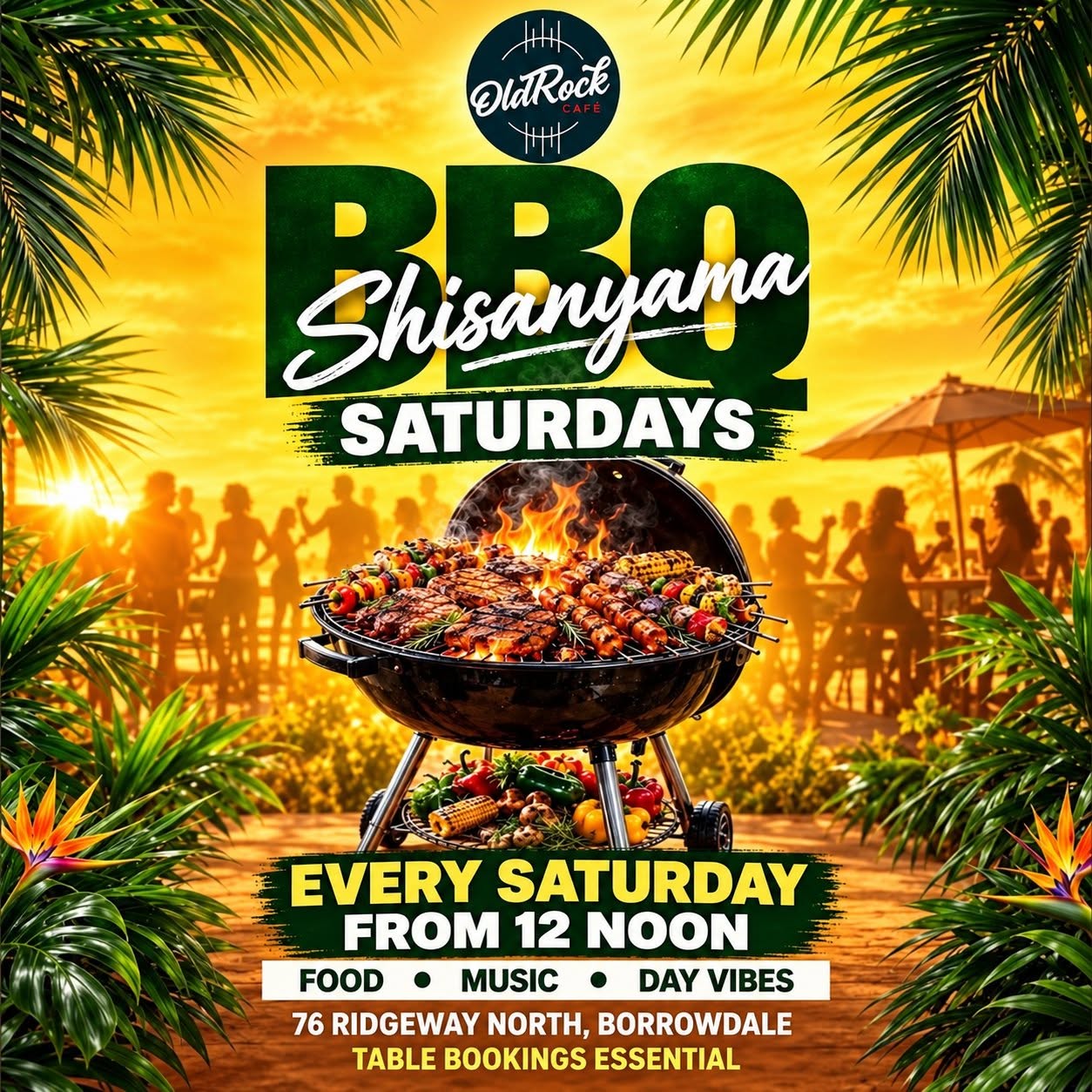 BBQ Shisanyama Saturdays at Old Rock Café