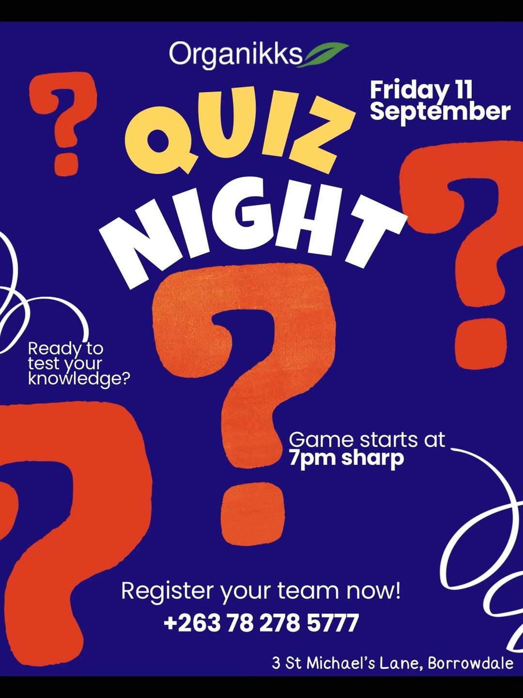 Organikks Quiz Night