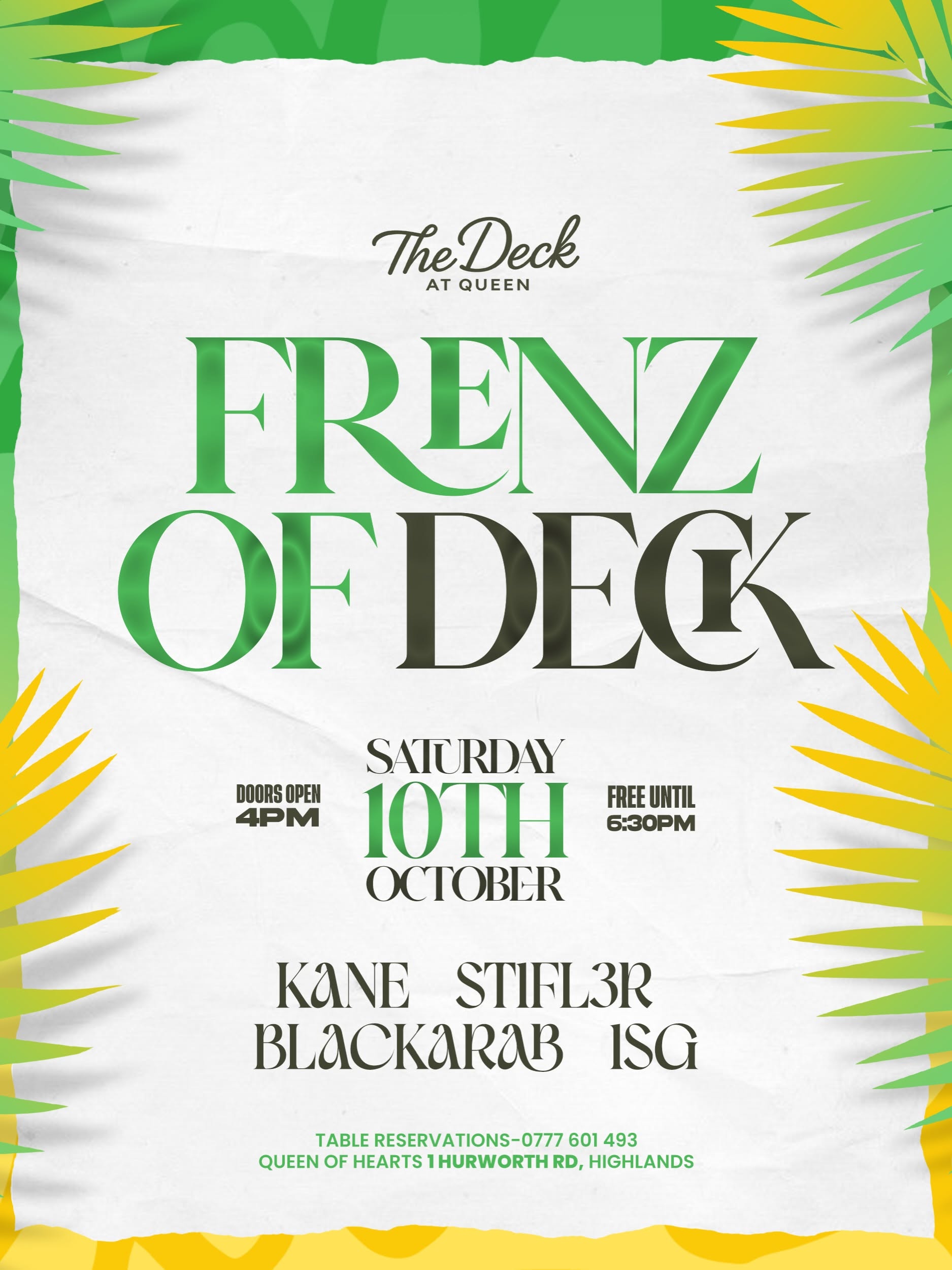 Frenz of Deck at The Deck at Queen