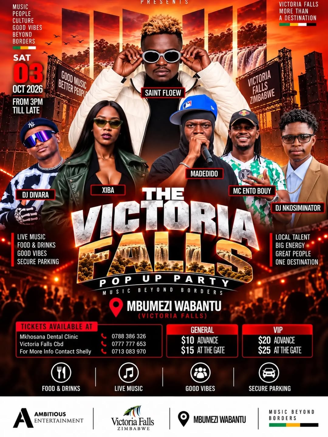The Victoria Falls Pop Up Party