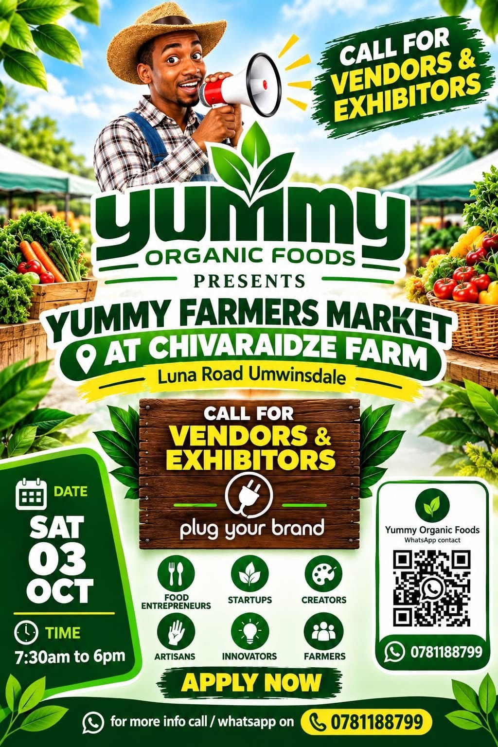 Yummy Farmers Market at Chivaraidze Farm