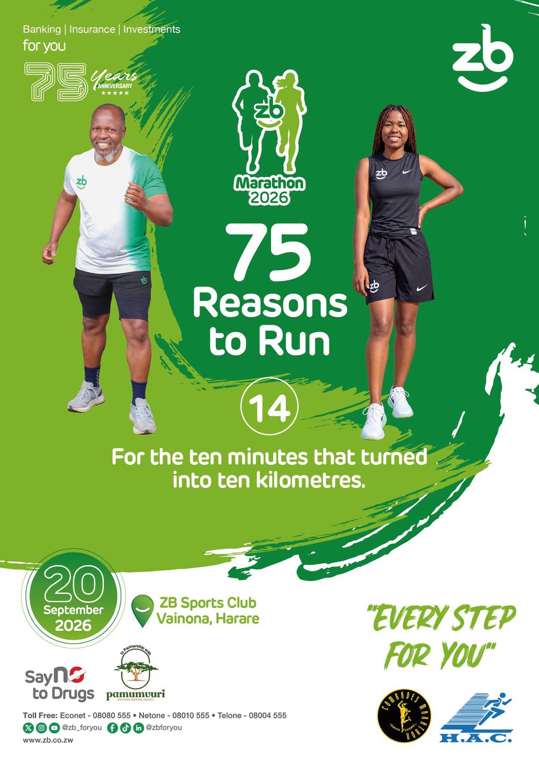 ZB Marathon 2026: 75 Reasons to Run